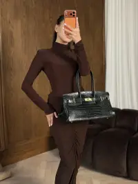 Сумка Fivepm Jenna (крокодил)